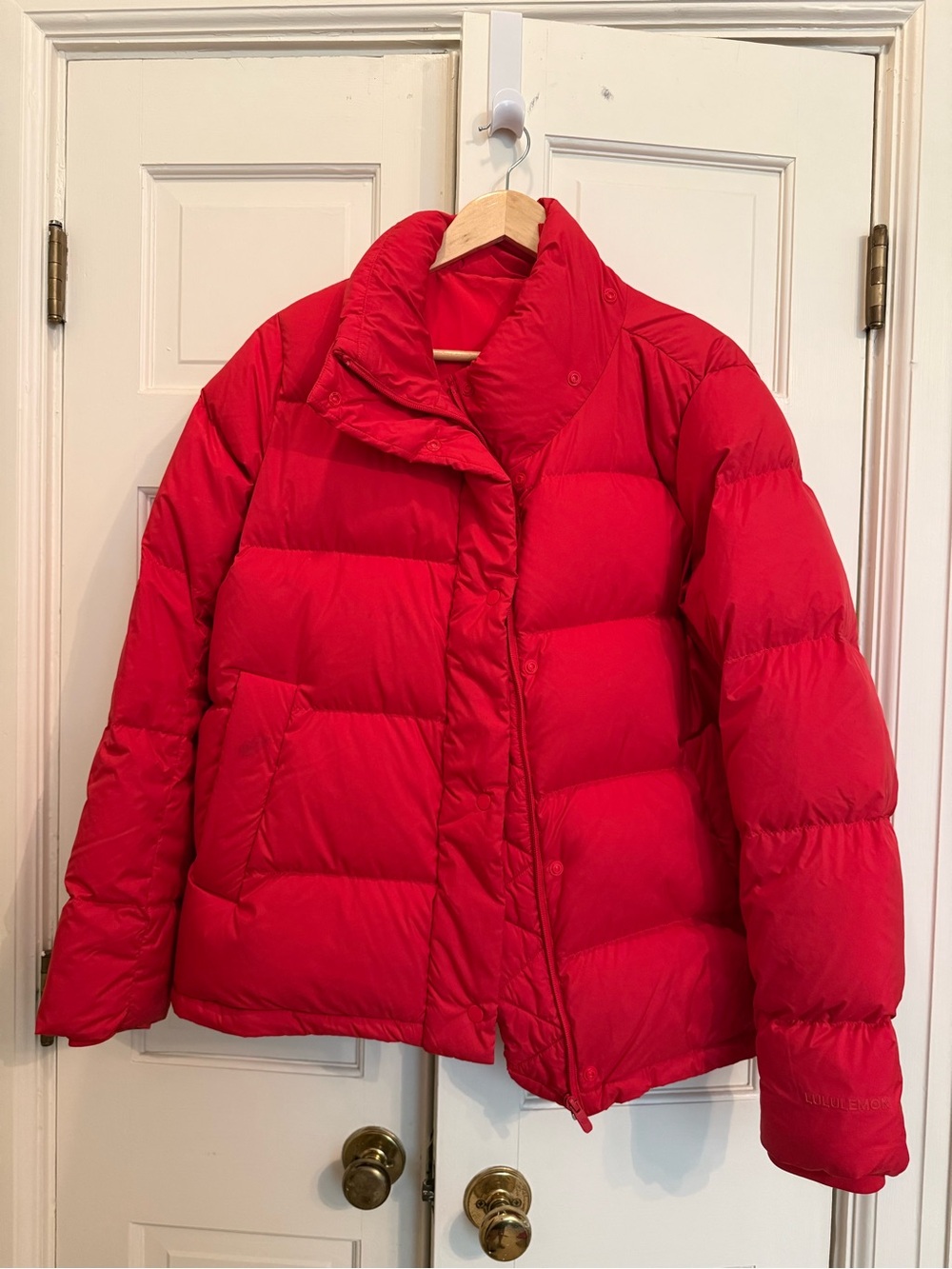 Lululemon Wunder Puff 600-Down-Fill Jacket Red Size 10